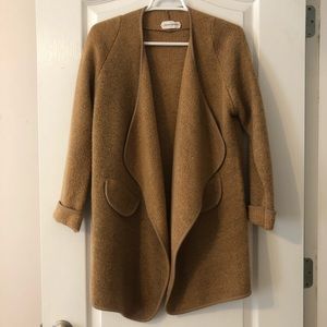 Goodnight Macaroon open front sweater blazer